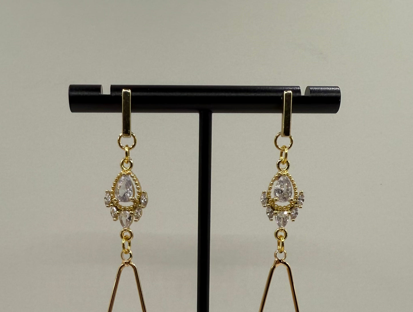 Golden Royalty Glam Tassel Earrings