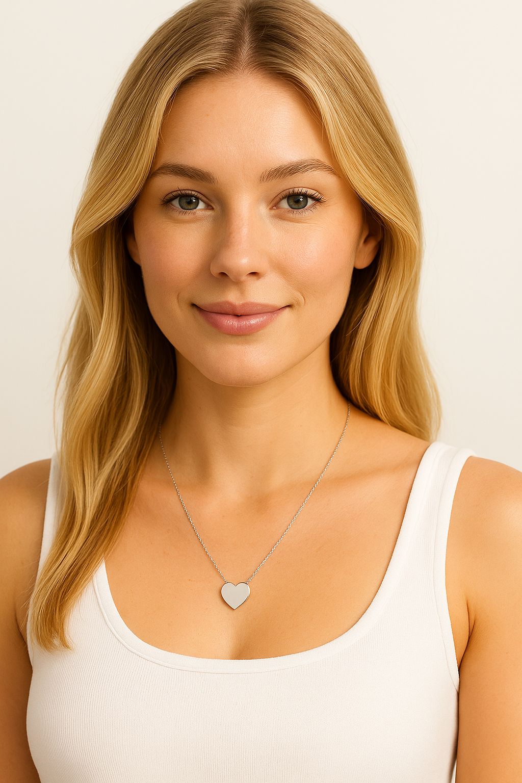 PVD Stainless Steel Heart Necklace