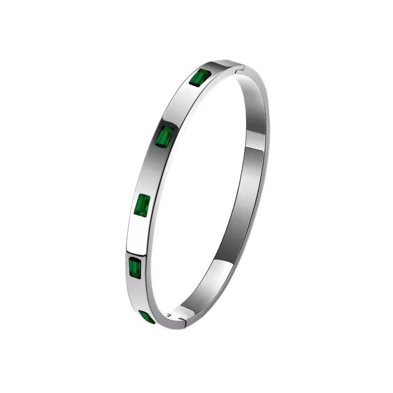 Baguette CZ Stackable Bangle