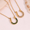 Lucky U Horseshoe Necklace