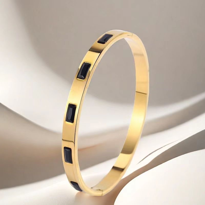 Baguette CZ Stackable Bangle