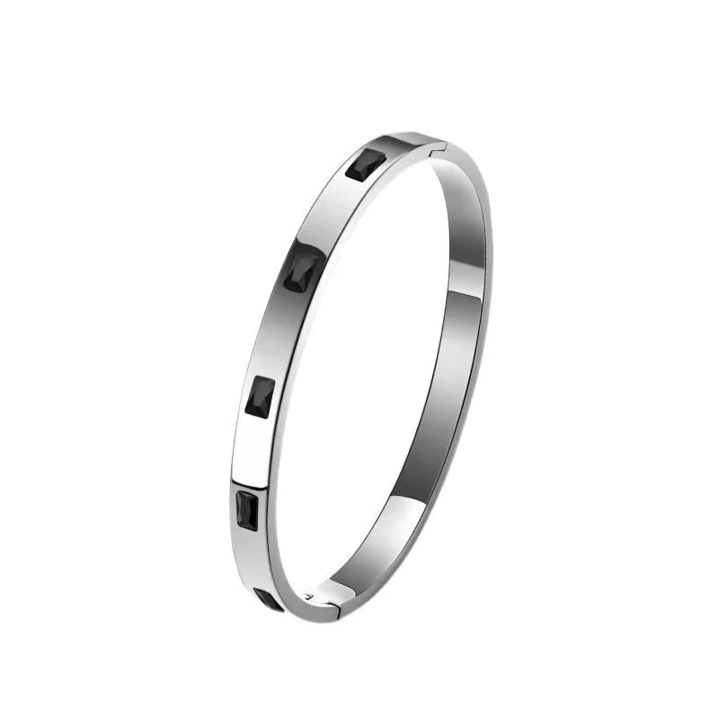 Baguette CZ Stackable Bangle