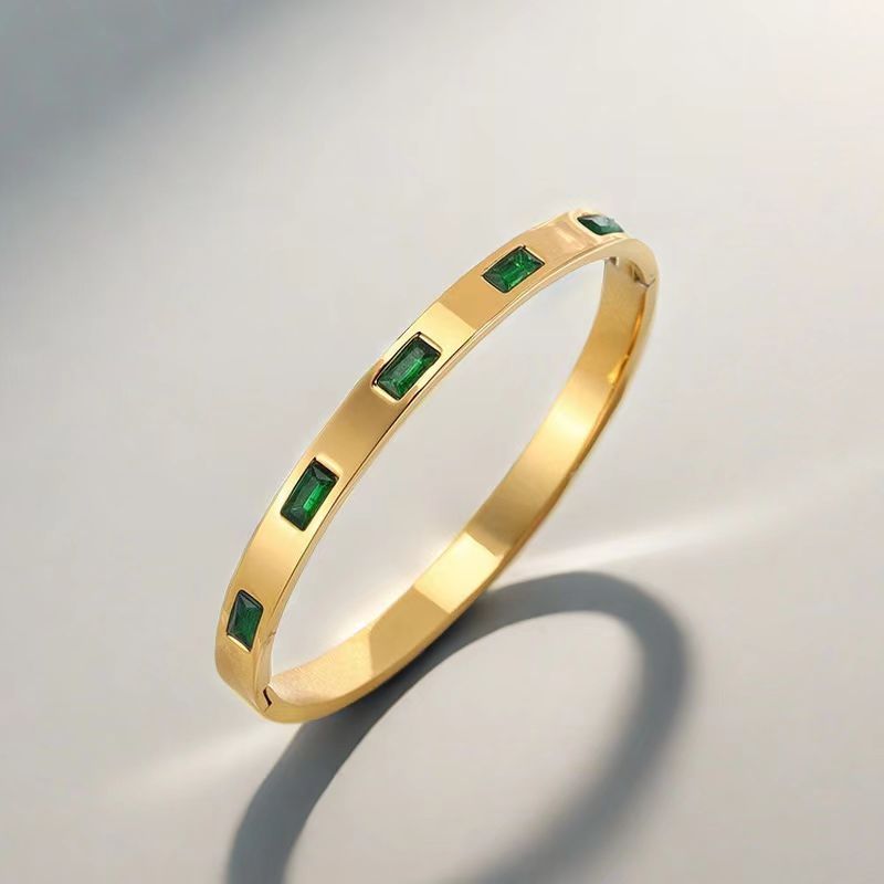 Baguette CZ Stackable Bangle