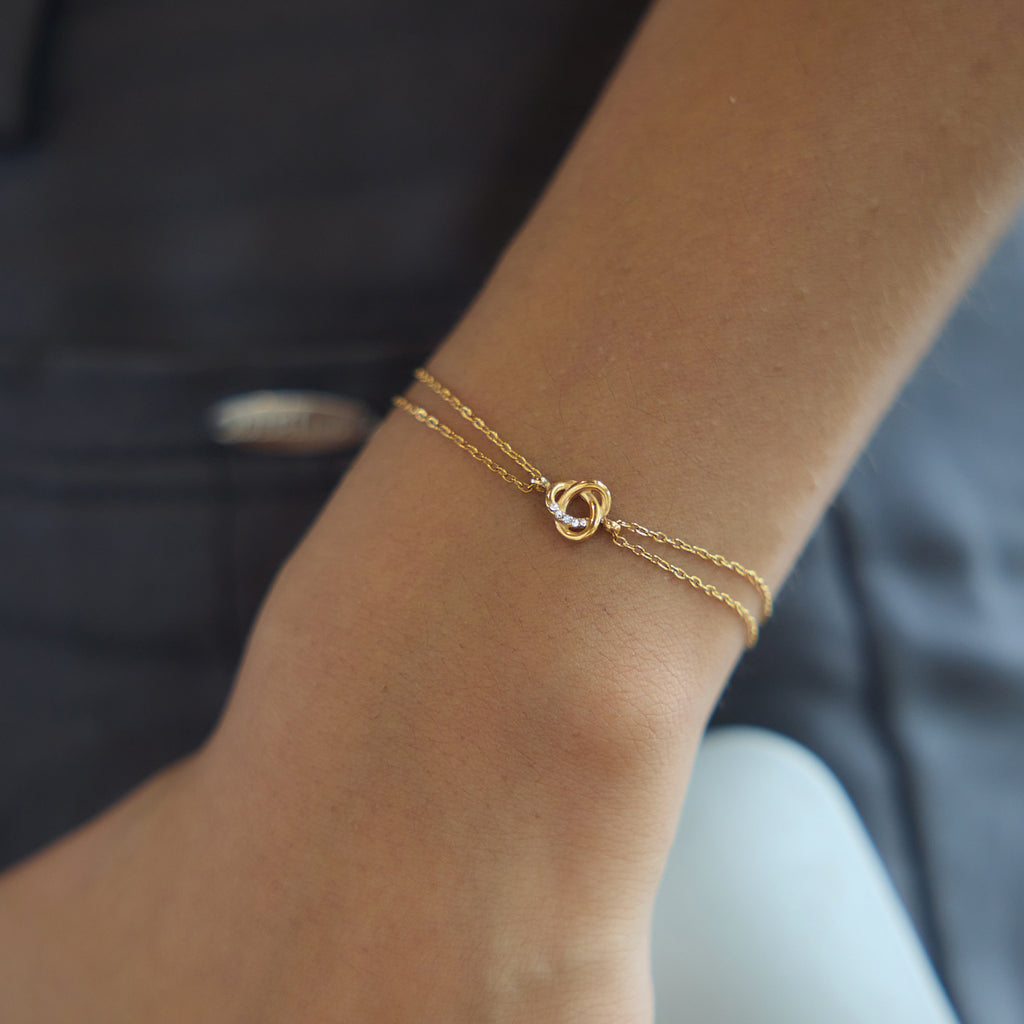 Double Layer Charm Bracelet