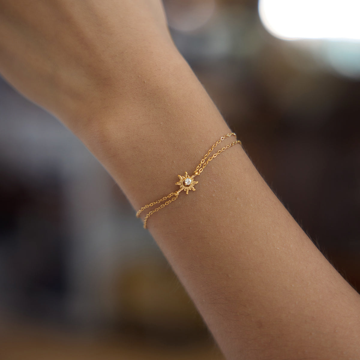Double Layer Charm Bracelet