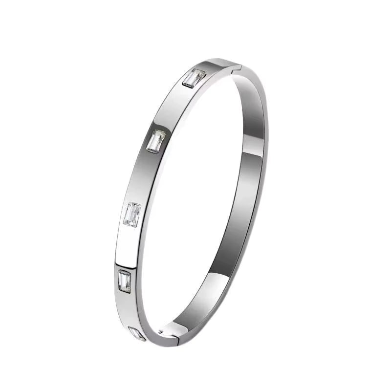 Baguette CZ Stackable Bangle