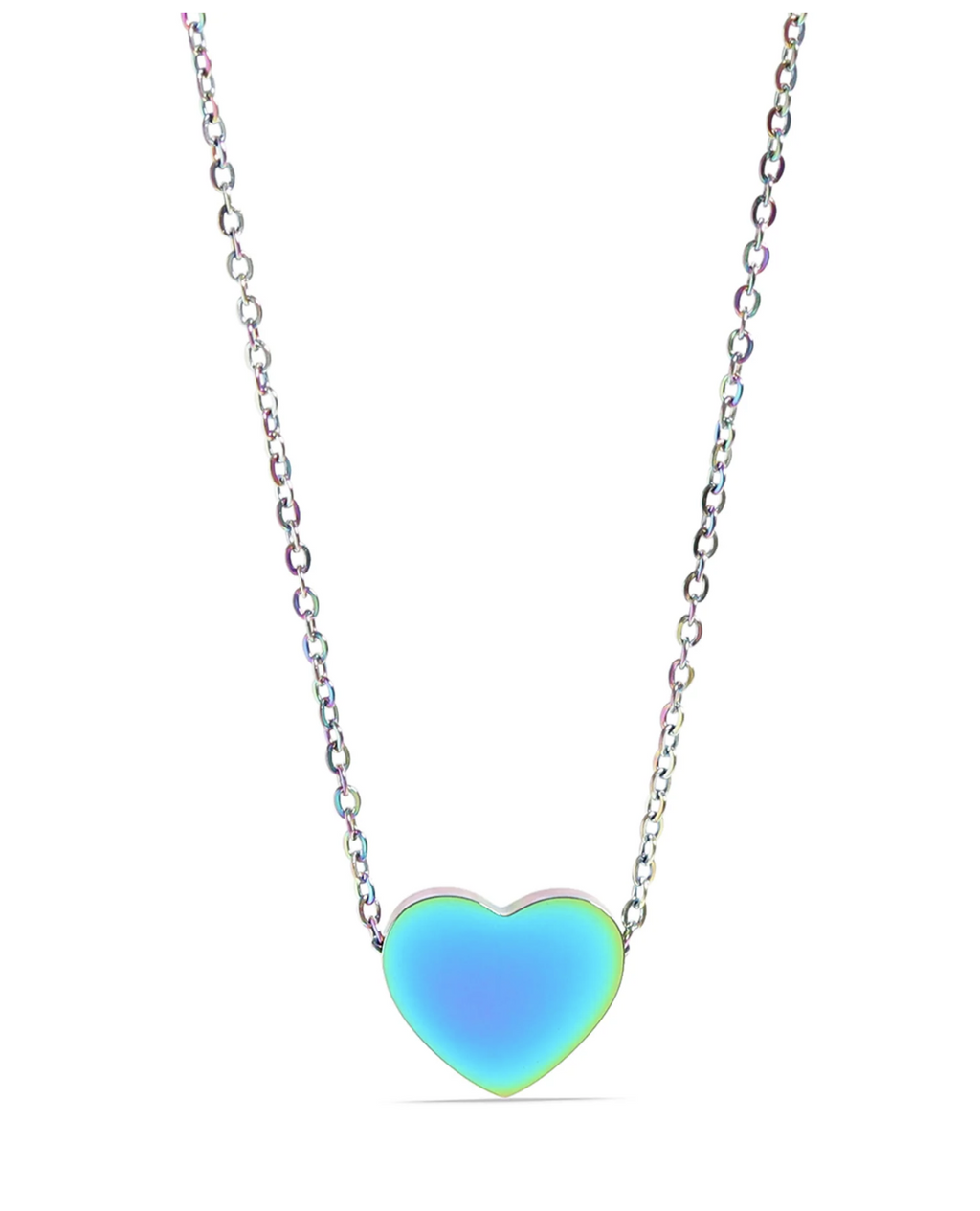 Heart Pendant Stainless Steel Necklace