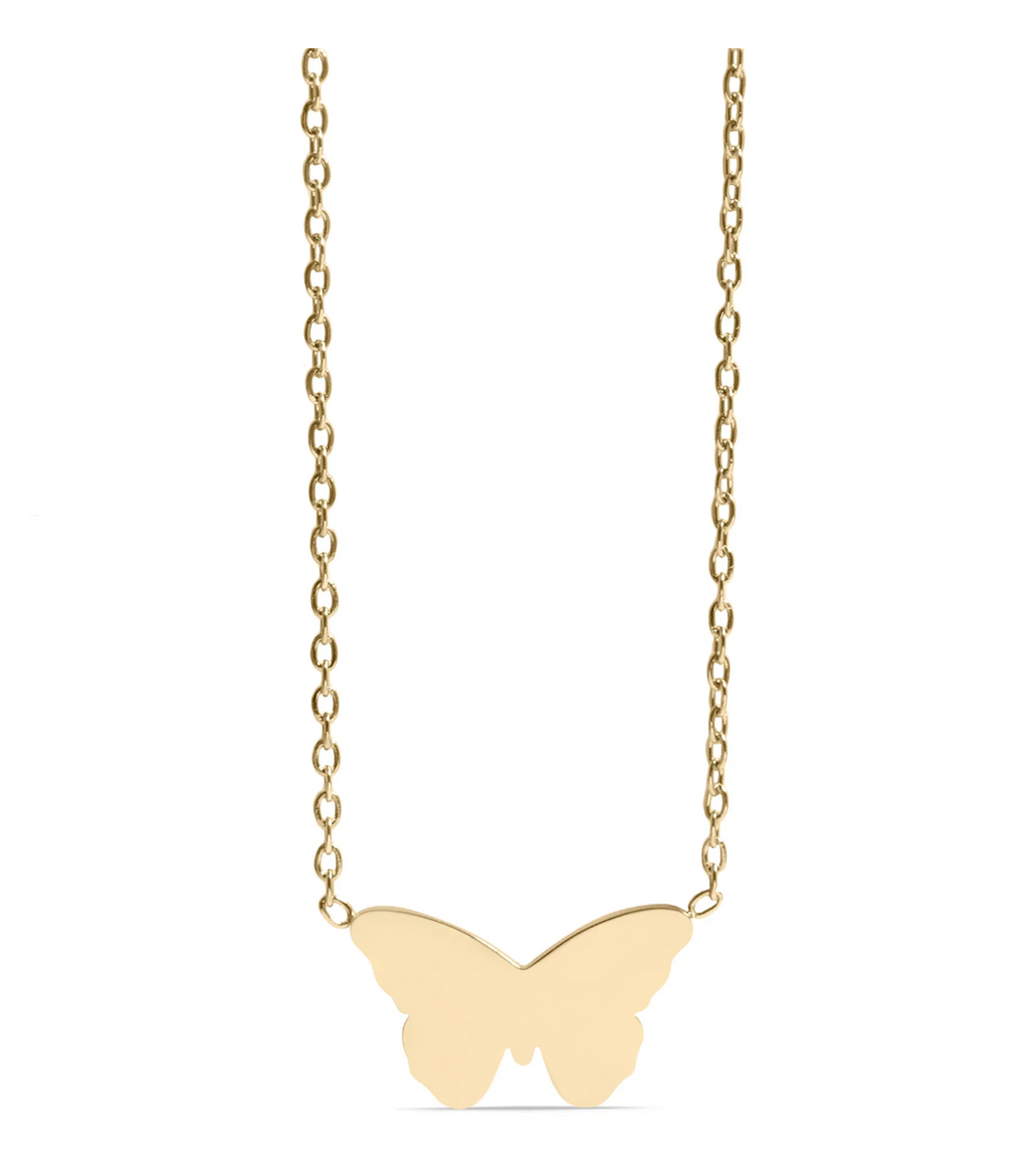 Butterfly Pendant Necklace