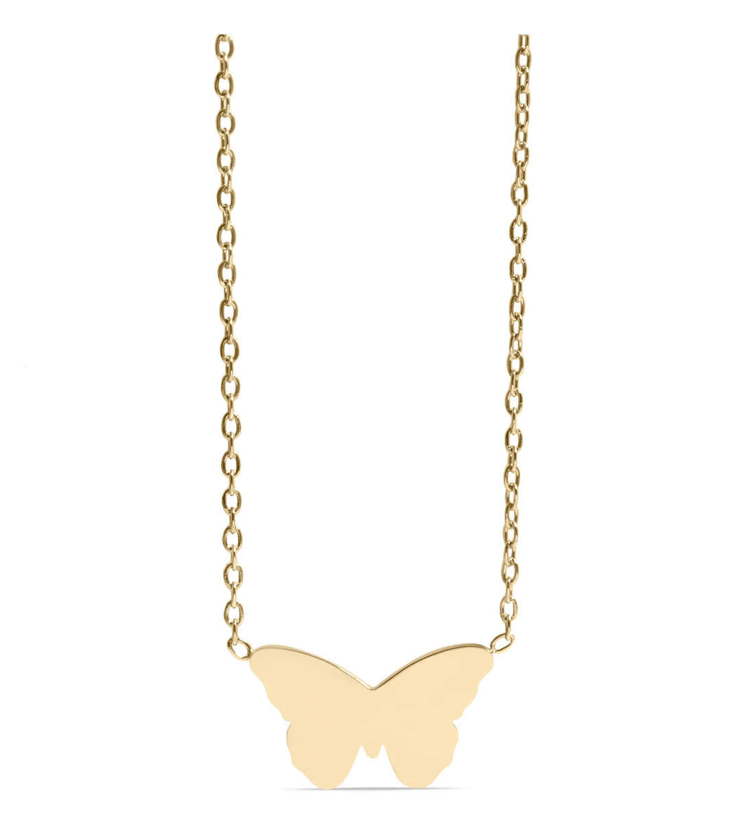 Butterfly Pendant Necklace