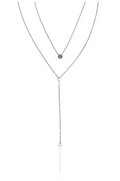 Satellite Lariat Layered Necklace