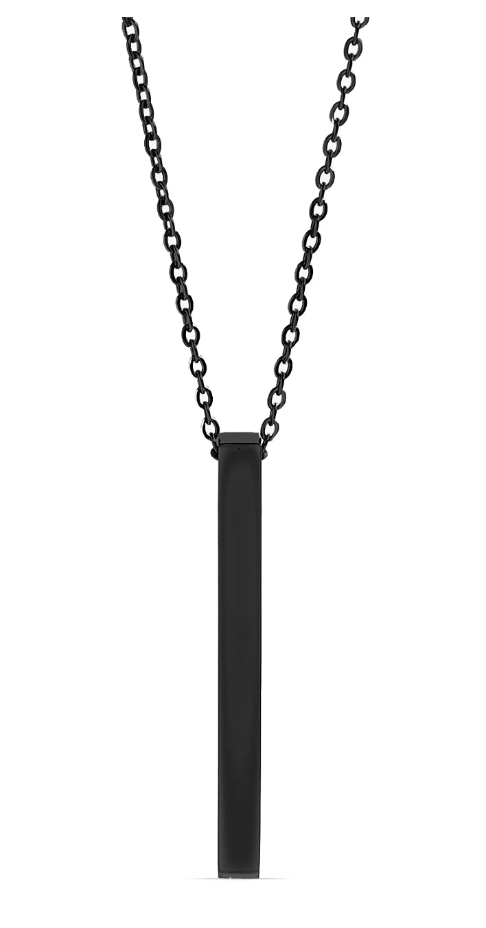 Drop Bar Stainless Steel Necklace
